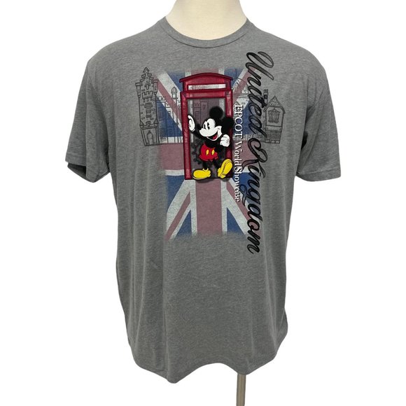 Disney Men's pullover tee short sleeve Gray crew neck size XXL - Picture 3 of 11